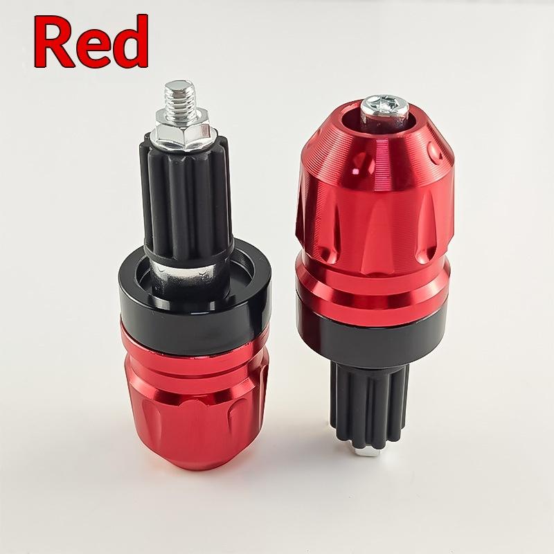Motorcycle Modification Aluminum Alloy Handlebar Plug Electric Scooter Handlebar Stem Plug Balance Block Terminal