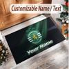 Personalized Crystal Velvet Carpet Sporting CP Pattern Non Slip Floor Rug