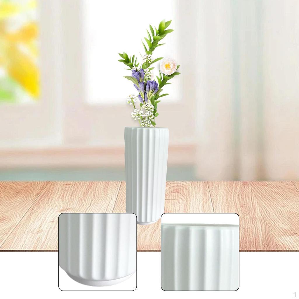 Große Bodenvase, Mittelstück für Innen- und Außenpflanzen, Heimdekoration, Blumenvase Kamin,