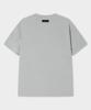 LEMAIN SECOND Semi Crew Neck Muscle Fit Plain Short Sleeve T-Shirt [Gray]