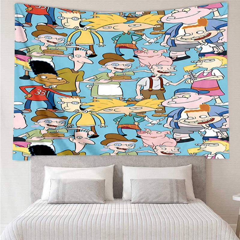 Friendship Laughter Arnold Quick-Dry Tapestry Hanging for Bedroom,Livingroom, Playroom,Decor Art Room Wall Tapestry Holiday and Birthday Gifts