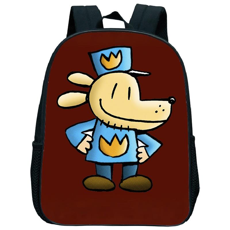 Dog Man Kindergartenrucksack 12 Zoll Dogman Kinder Junge Mädchen Kindergartentasche Kleinkind Zurück zur Schule Geburtstagsgeschenk