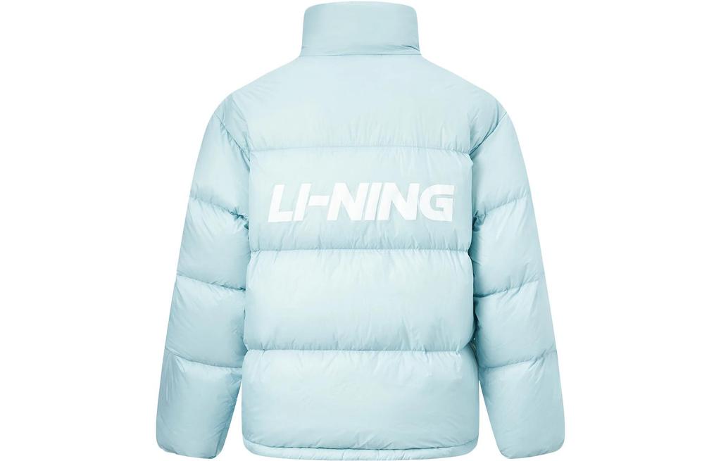 Li Ning Hot Pots Down Collection Down Jacket Unisex Milk Blue AYMT349-4