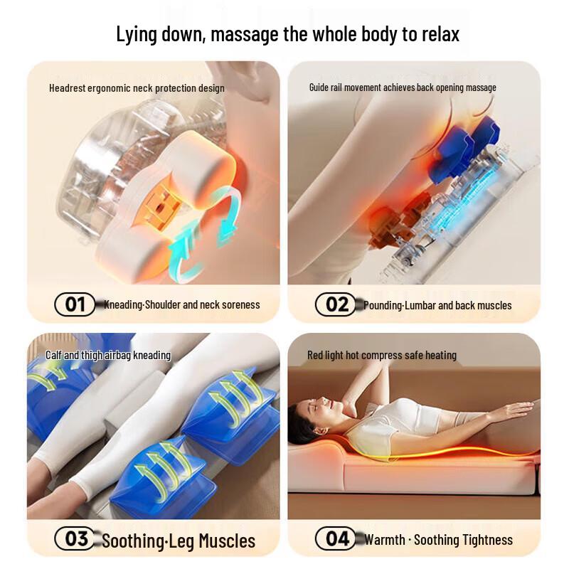 Aux Full Body Electric Kneading Massage Cushion