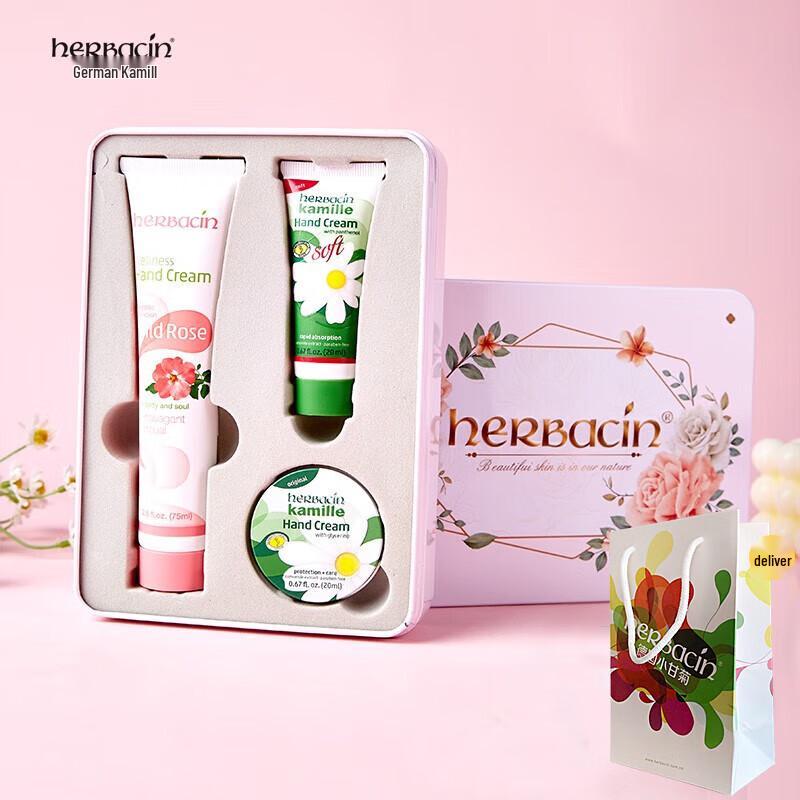 Herbacin Autumn/Winter Rose Hand Cream Gift Set