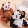 Little Panda Needle Wool Felting Tool with Needle Instruction Wool Roving Wood Handle and Finger Cots for Beginner