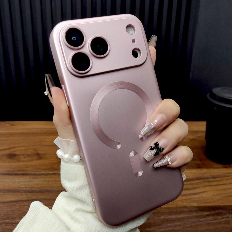 Soft TPU Case For 17 16 15 14 13 12 11 Pro Max 15Pro 14Pro 13Pro IPhone15 IPhone14 For Magsafe Mag Safe Charge Back cover