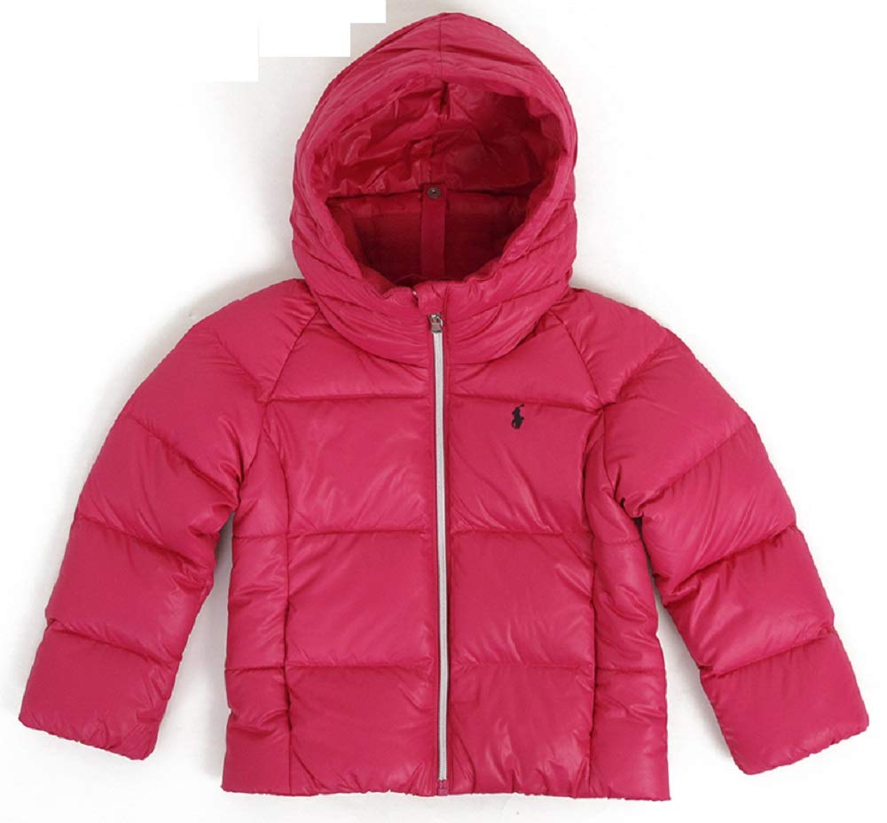 POLO RALPH LAUREN Down Parka with Hood and Pony Size 6 Girls' Embroidery, (Product Code 0101697)