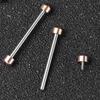 2Pcs Watch Screw Rod Tube Repair Tool for Watch Bands and Clasps Specially Designed for Jewelers Stable Performance 20Mm Id Rose