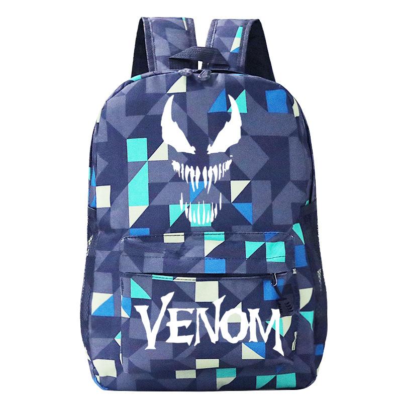 Tide Brand Casual Backpack College Wind Protection Ridge Large-Capacity Student Schoolbag