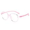 Children's Fashion Ultralight TR90 Two-Color Blue Light Blocking Prescription Eyeglass Frames