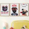 Funny French Bulldog Pug Dog Pet Posters Print Canvas Painting Stay Cool Animal Wall Picture For Living Room Home Decoration