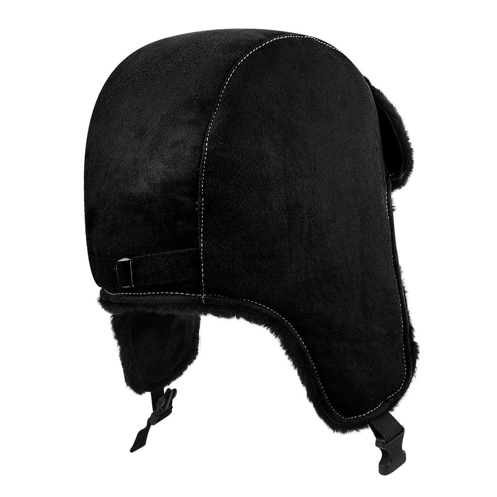 Clape Pilot Warm Cold Weather Ear Perfect for Snow and Midwinter Outdoor Work Cap, Fleece-Lined, Protection, Flaps, Waterproof, Commuting, Shoveling,