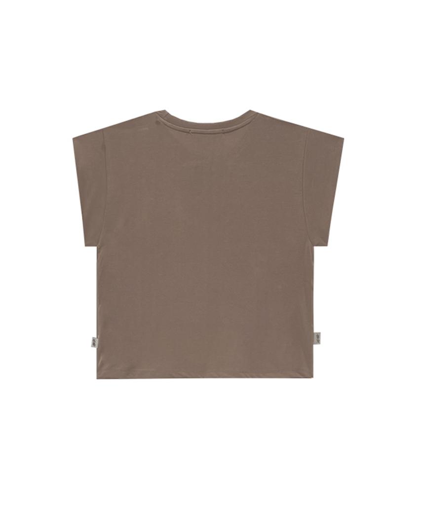 Meuameu Logo Basic Slim T-Shirt
