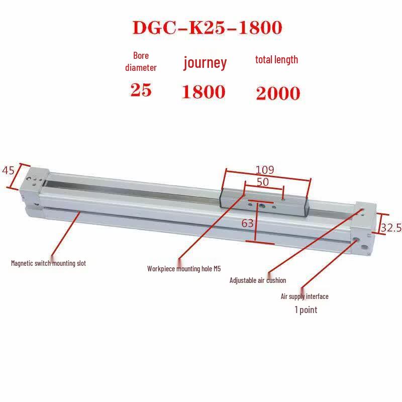 

Festo-Style High-Speed Mechanical Rodless Air Cylinder