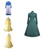 Howl's Moving Castle Sophie Women Buttoned Chest Dress Cosplay Uniform