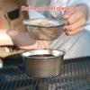 Stainless Steel Net Bowl Colander Cooking Camping Utensils Fishing Tableware
