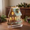Christmas and Santa Flat Acrylic Ornament, Decorative Scene Figurine, 20 cm, 8