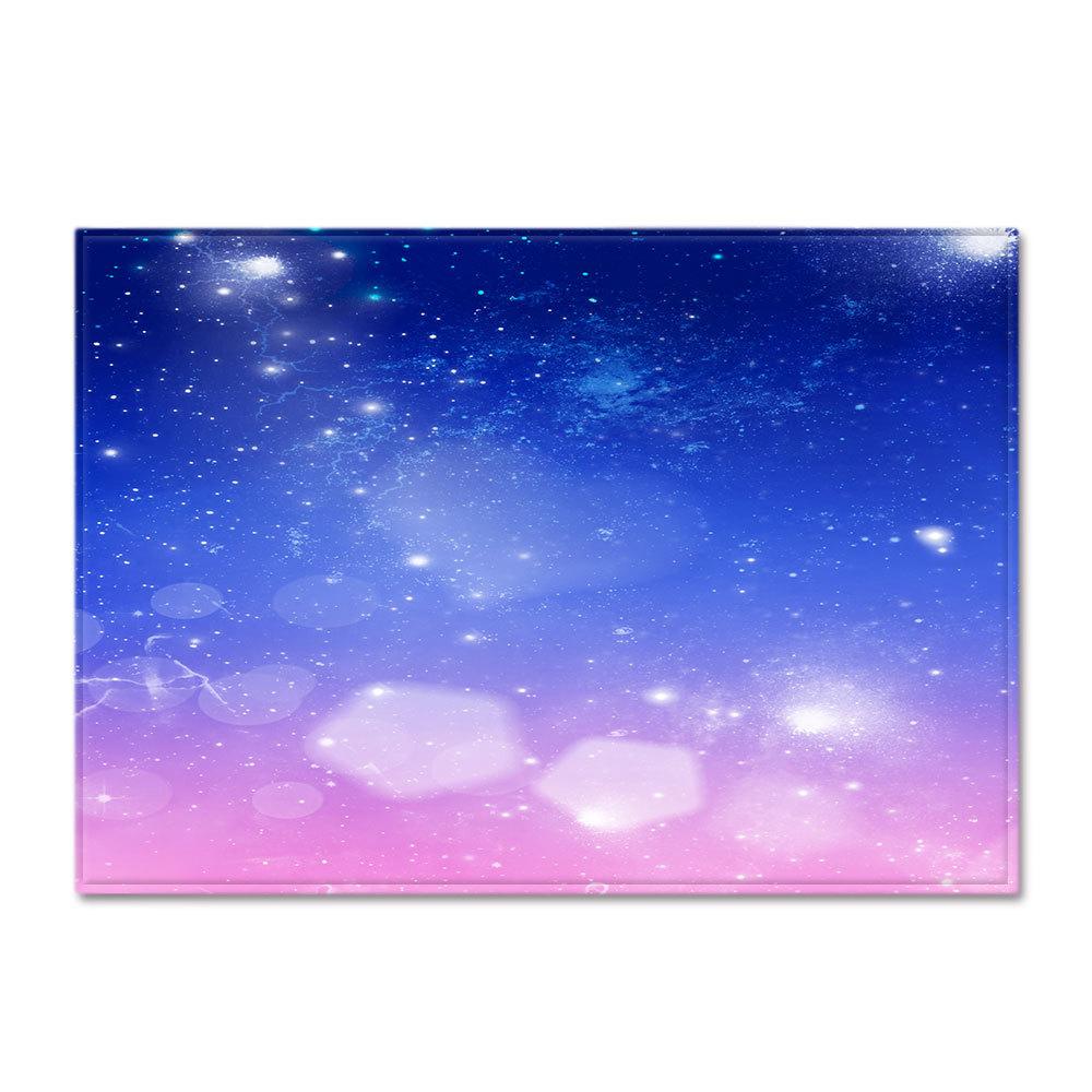 Gradual Change Large Carpet Feather Wind Bedroom Floor Mat