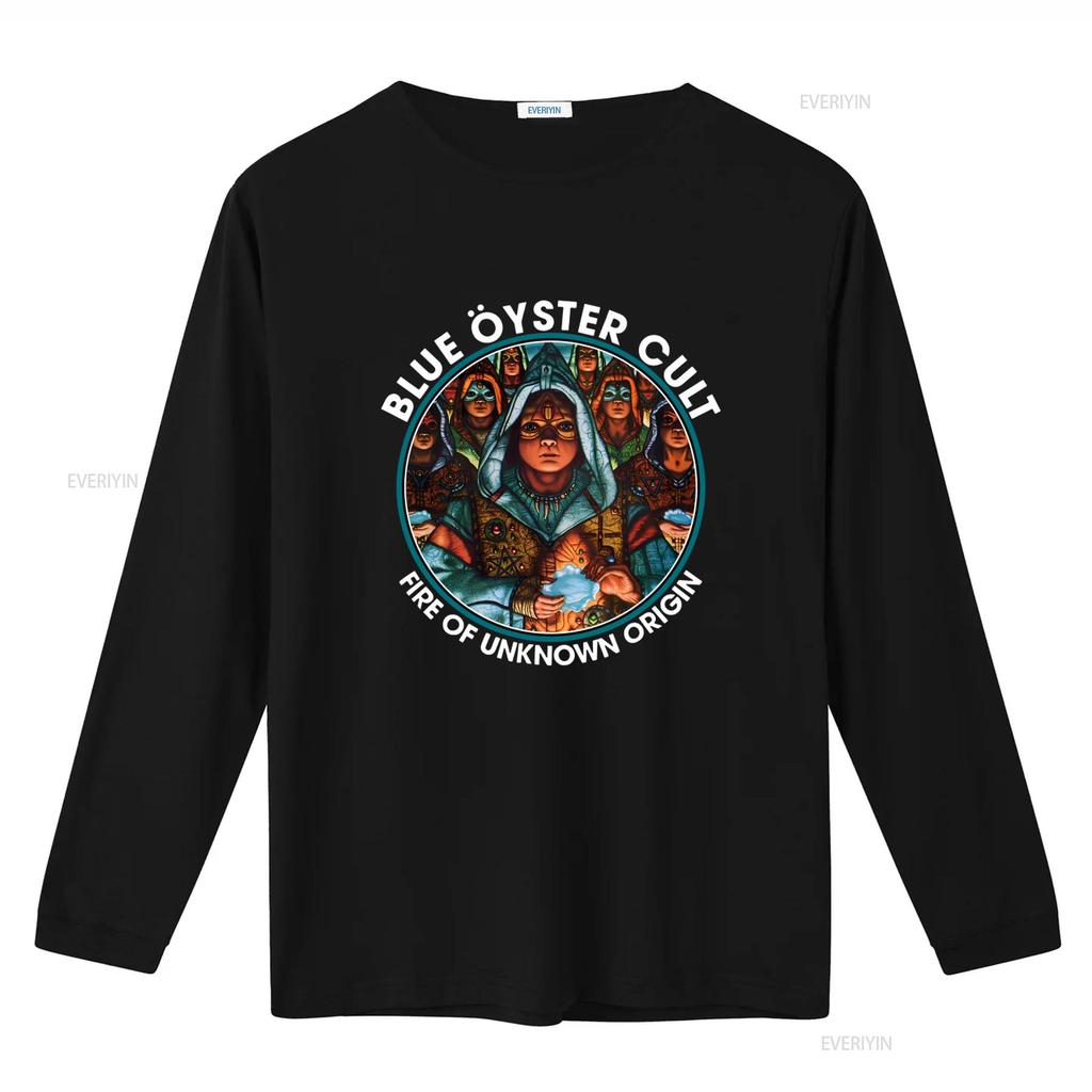 Blue Oyster Cult Fire Of Unknown Origin Cotton T Shirt S 5XL Vintage Washed Comfortable Designer Clothes Casual Unisex