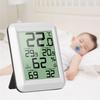 LCD Digital Indoor  meter Hygrometer Room C/F Temperature Humidity Monitor Gauge  -Hygrometer with Back Stand