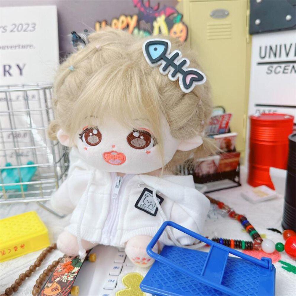 2 Colors Doll Hoodies Fashion Plush Doll Coat 10/20cm Cotton Dolls/1/12 BJD Dolls