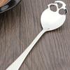 Stainless Steel Skull Coffee Spoon Creative Stirring Tea Spoon Dessert Sugar Spoon for Kitchen Bar Tableware