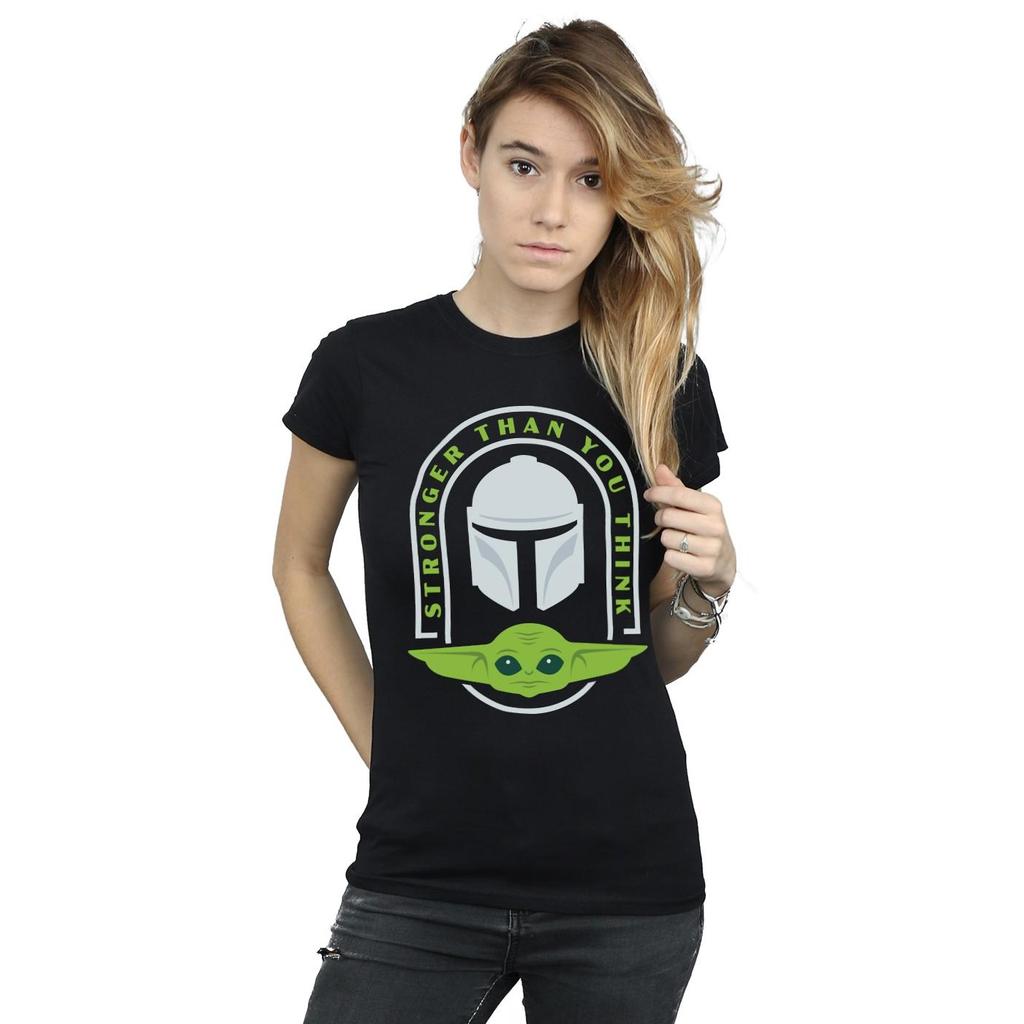 Star Wars Womens/Ladies The Mandalorian Stronger Than You Think Cotton T-Shirt