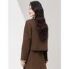 Xin Fei Yu Women's Little Fragrance Style Thickened Wool Blend Short Coat