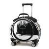 Valigia a Trolley per Animali Domestici, Zaino per Animali Domestici con Manico Telescopico, Zaino Trolley per Animali Domestici Piccoli, Borsa Trasportino per Gatti, Zaino Portatile per Animali Domestici, Borsa Trasportino per Cani