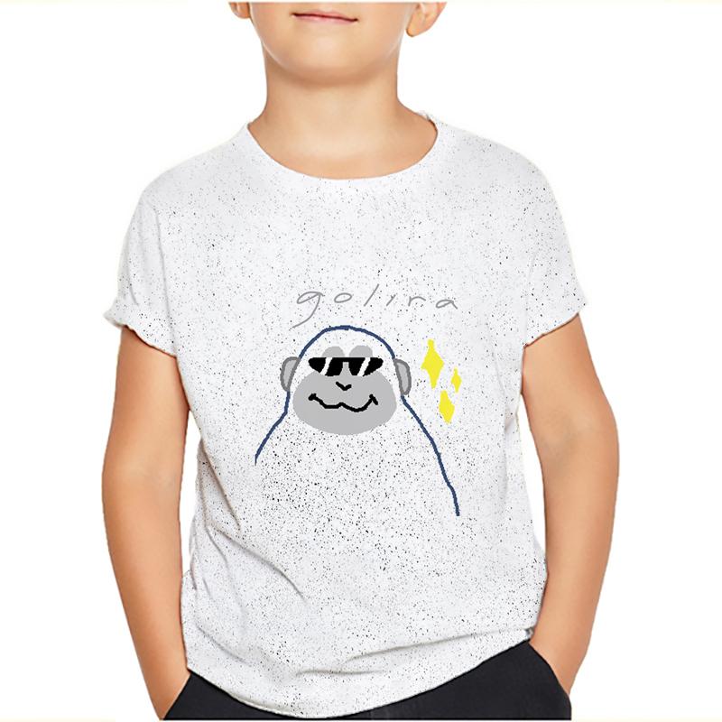 

Футболка Gorilla Tag Monke Обезьяна Детская одежда 3D для детей мальчиков девочек с коротким рукавом Мультяшная анимационная одежда Аксессуары 100 синий