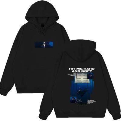 Hit Me Hard and Soft 2025 Tour Mikina Pánská Dámská Módní Pop Music Mikina s kapucí Unisex Hip Hop Oversized Mikina s kapucí