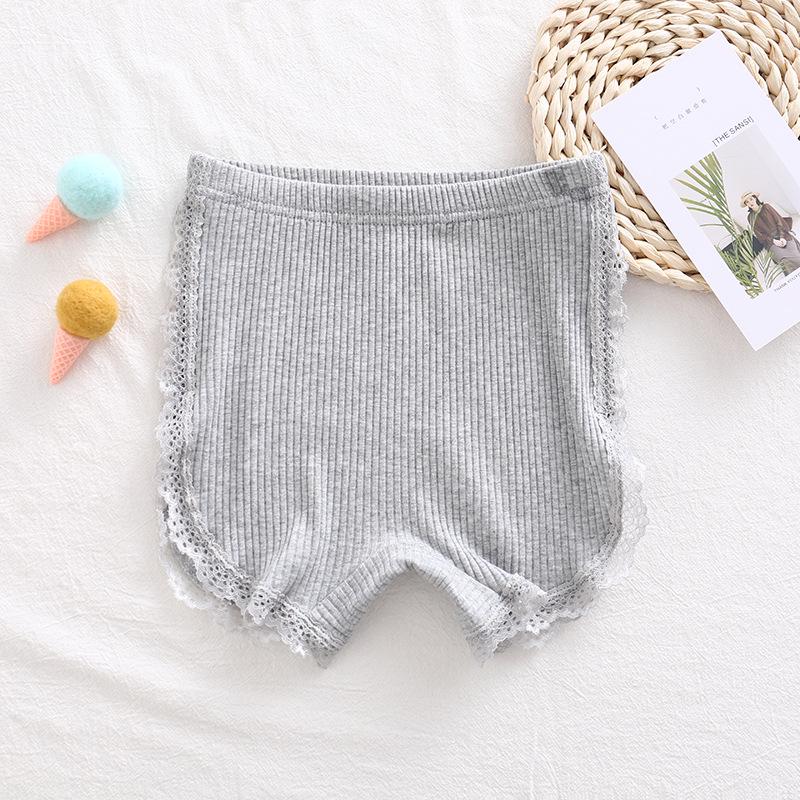 Girls' 2022 Summer Safety Pants - Lightweight, Pure Cotton Underwear for Small To Medium Children