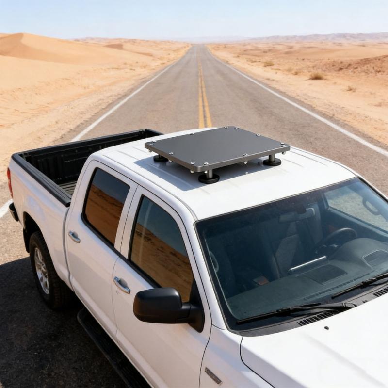 Aluminum Magnetic Mount Holder for Mini Universal Car RVs Truck Roof Mount Bracket with Cover Mounting Accessory