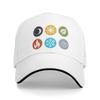 Spring Casual Baseball Cap Gloomhaven EleUnisext Symbols Board Game Kpop Rock Trucker Hat Sun Visor Fitted Retro Snapback Cap
