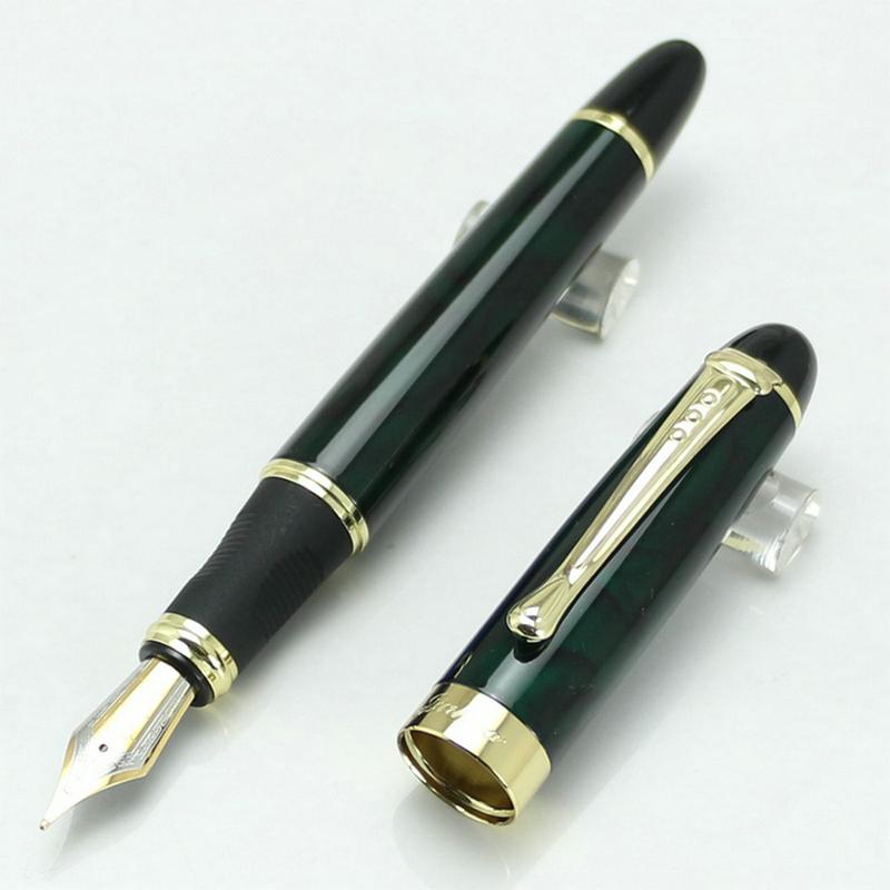 JINHAO X450 High Quality Multicolor White 18KGP Nib Fountain Pen Twist Carven Stationery School&Office Writing