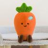 Fun Simulated Mushroom Plush Toy Cute Vegetable Table with Ornaments Carrot Corn Doll Children's Gift