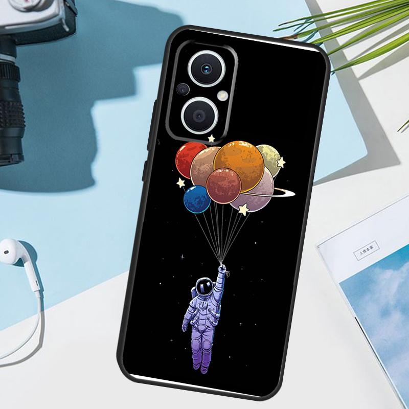 Planet Astronaut Cover For OPPO Reno 12F 11F 13F 14F 8T 7 8 Lite 10 11 12 13 14 OPPO Find X9 X8 X6 X5 Pro Case