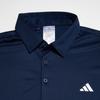 Adidas Simple Pullover Solid Color Small Logo Breathable Short Sleeve Polo Shirt Men Polo Shirts Navy-Blue IQ2963