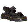 Dr. Martens Fabric Minimalist Comfortable Versatile Beach Sandals Unisex Sandals Black 31560001