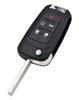 5 Button Keyless Remote Flip Car Key Fob for Chevrolet