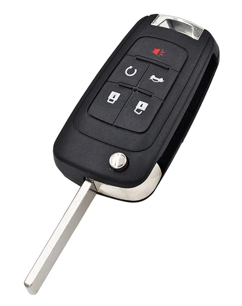 5 Button Keyless Remote Flip Car Key Fob for Chevrolet