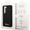 Guess Guhcs23Mslsmk S23+ S916 Czarny/Black Hardcase Silicone Vintage Gold Logo