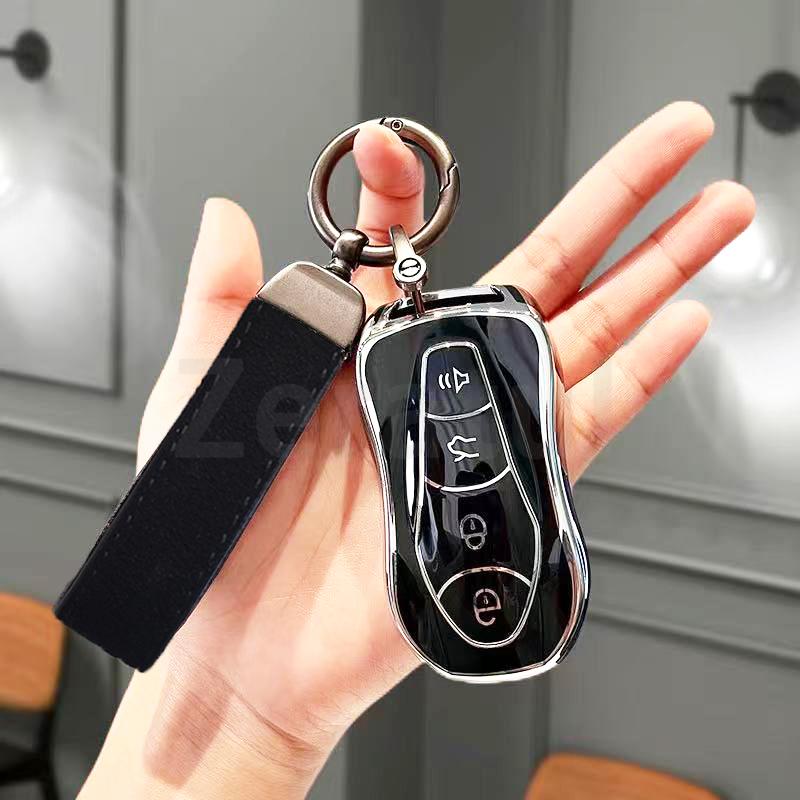 Fashion Tpu Auto Accessories Car Remote Key Cover Case Shell Fob For Geely Azkarra Fy11 Atlas Pro New Emgrand Gs X6 Suv Ec7