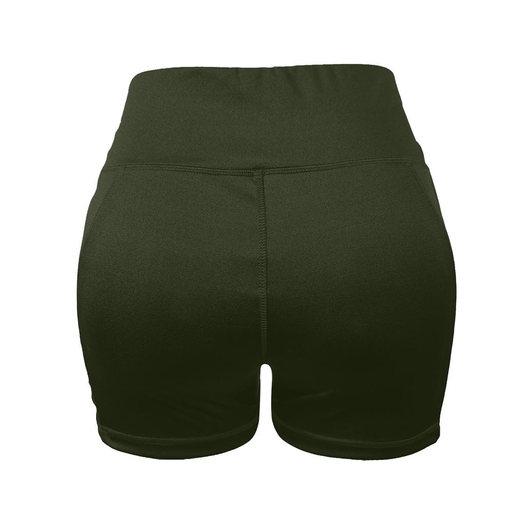 Women's Cross-Waist Peach Butt Drawstring Shorts Yoga Trousers