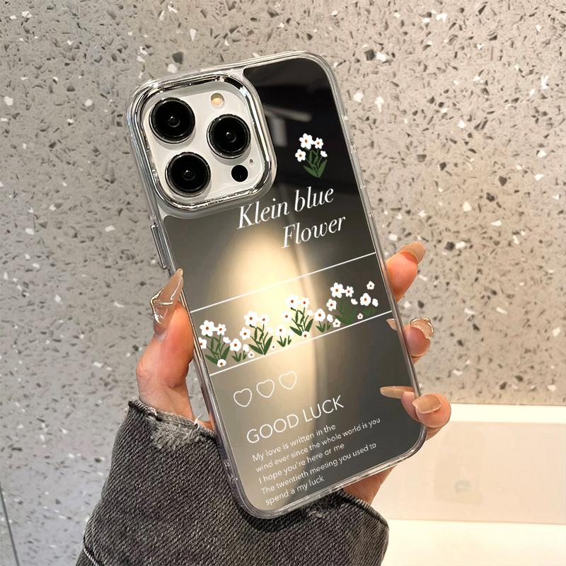 Pouzdra na mobilní telefon pro iPhone 11 13 XR 15 Pro Max 12 14 Pro Max Case iPhone 16 XS Max Mirror Ochranné pouzdro Mirror Exquisite Cartoon Waterproof