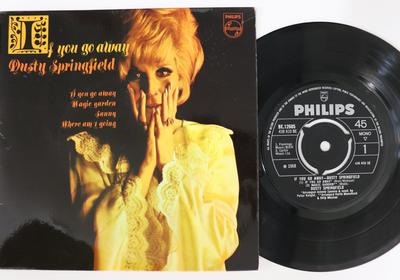 7inch Record DUSTY SPRINGFIELD  If You Go Away  Magic Garden  Sun BE12605 PHILIPS 1968 UK Pop Used