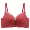 French Style Lingerie for Women Gathered Together Gathered with Breasts Anti Sagging Bra No Steel Hoop Support Comfortable Lace Bra