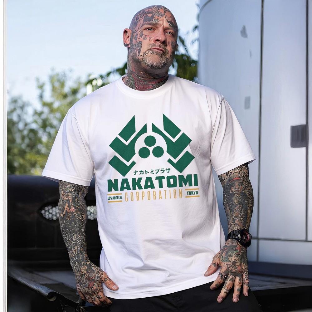 

Vintage Retro T-Shirt Nakatomi Plaza Stirn Langsam Bruce Willis Schweinebacke 4XL