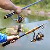 Spinning Fishing Rod and Reel Combos 1.8m/2.1m Carbon Fiber with Fishing Reel for Sea Saltwater